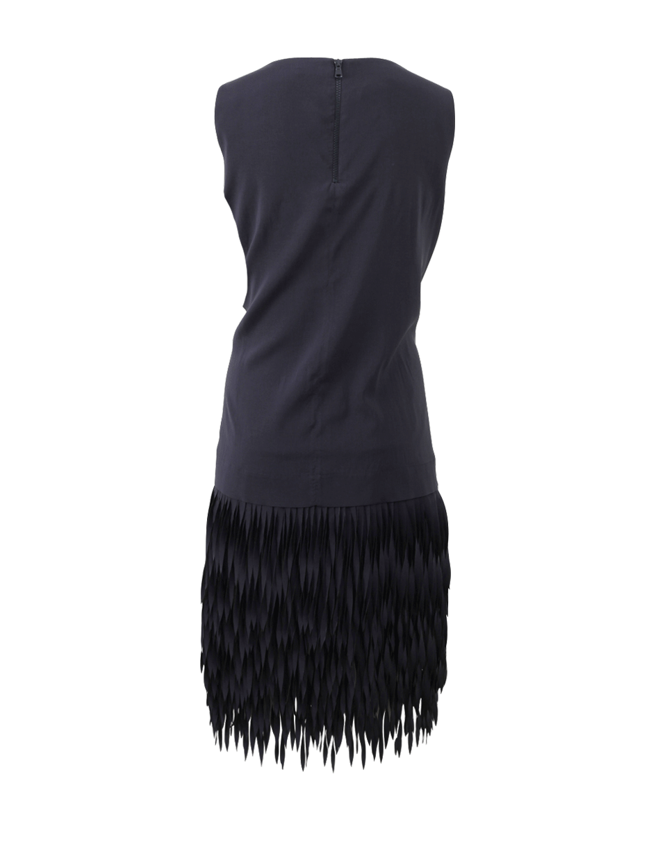 BRUNELLO CUCINELLI-Fringe Hem Dress-