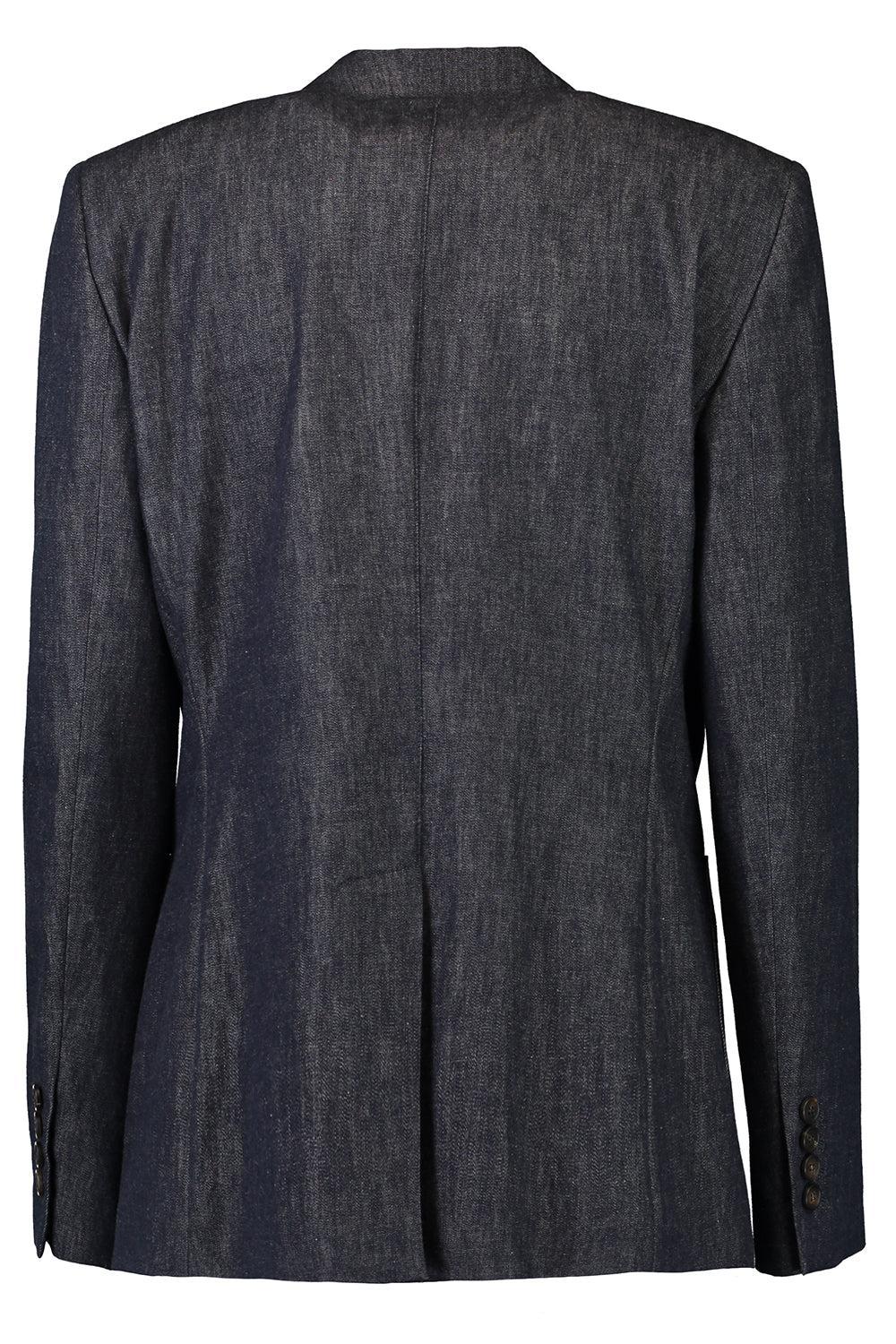 No Fade Crest Blazer-DENIM-38-CLOTHINGJACKETBLAZERS-BRUNELLO CUCINELLI