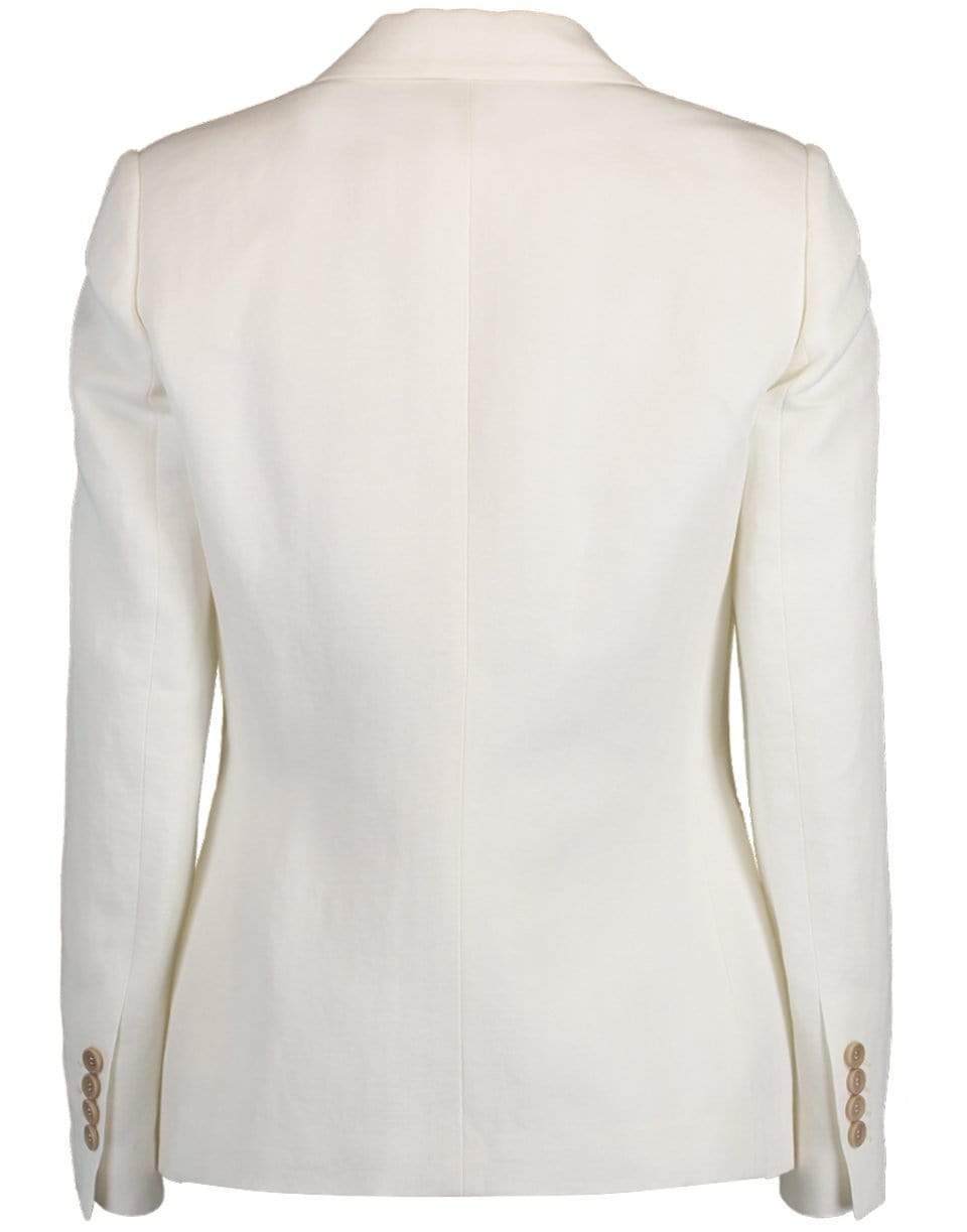 BRUNELLO CUCINELLI-Single Breasted Cotton Blazer-