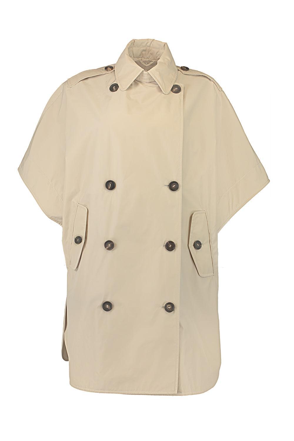 Taffeta Outerwear-BEIGE-36-CLOTHINGJACKETCASUAL-BRUNELLO CUCINELLI