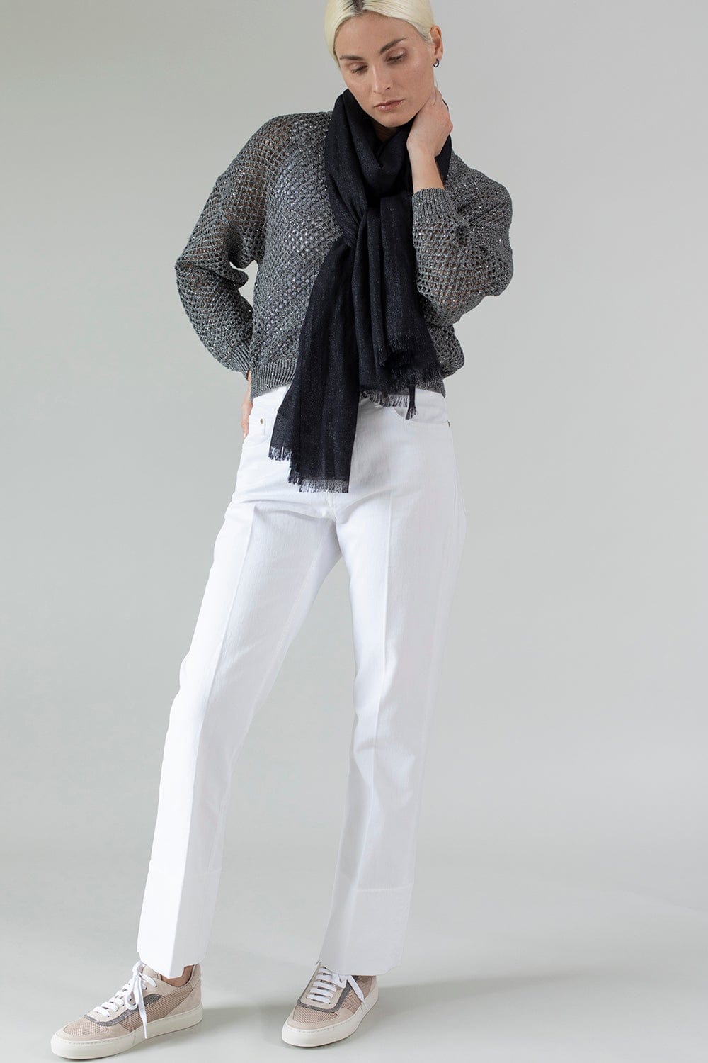 BRUNELLO CUCINELLI-Paillette Net Bomber-