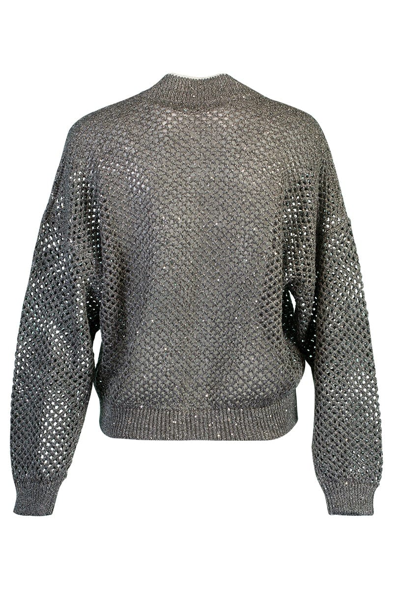 BRUNELLO CUCINELLI-Paillette Net Bomber-