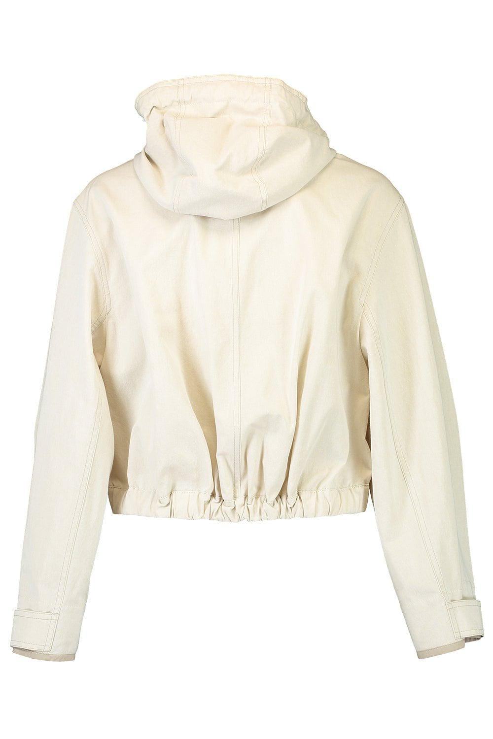 BRUNELLO CUCINELLI-Hooded Crop Jacket-