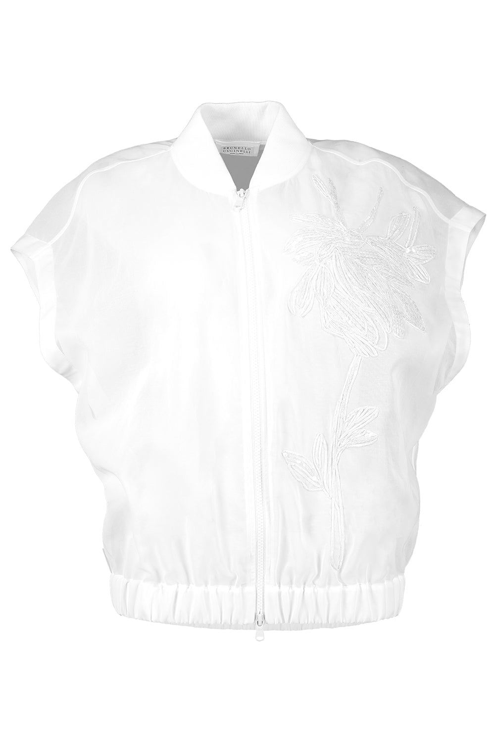 BRUNELLO CUCINELLI-Cap Sleeve Magnolia Jacket-