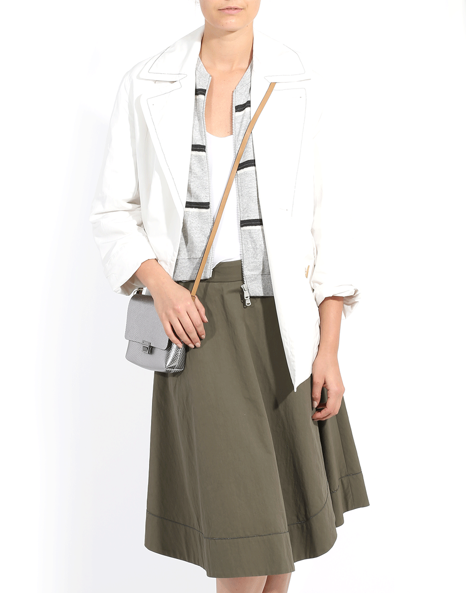 BRUNELLO CUCINELLI-Taffeta Monili Jacket-
