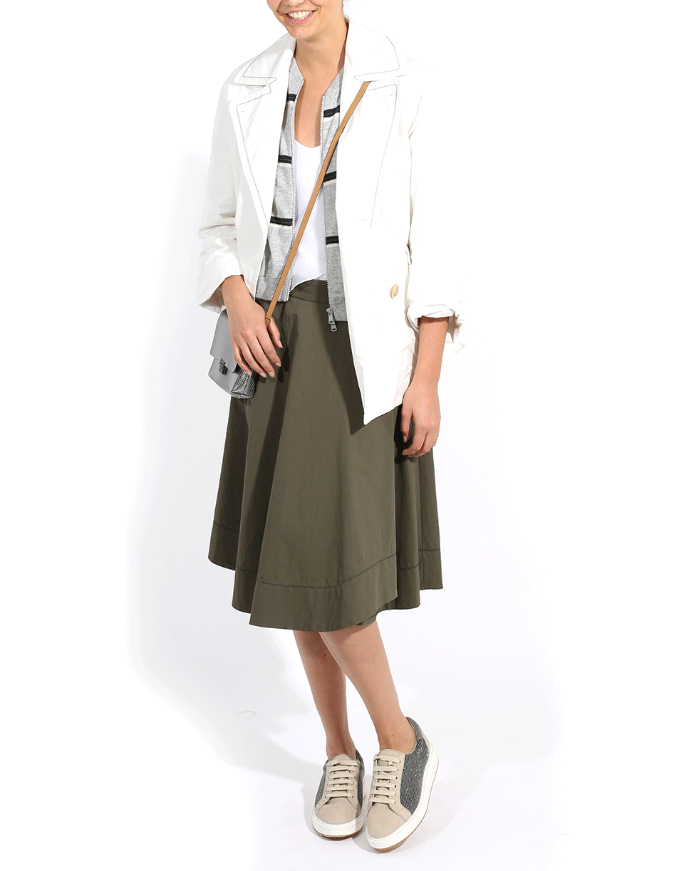 BRUNELLO CUCINELLI-Taffeta Monili Jacket-