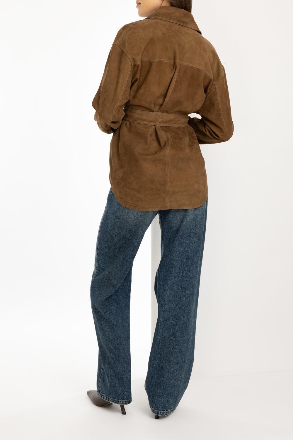 Safari Jacket-SESAME-38-CLOTHINGJACKETLEATHER-BRUNELLO CUCINELLI