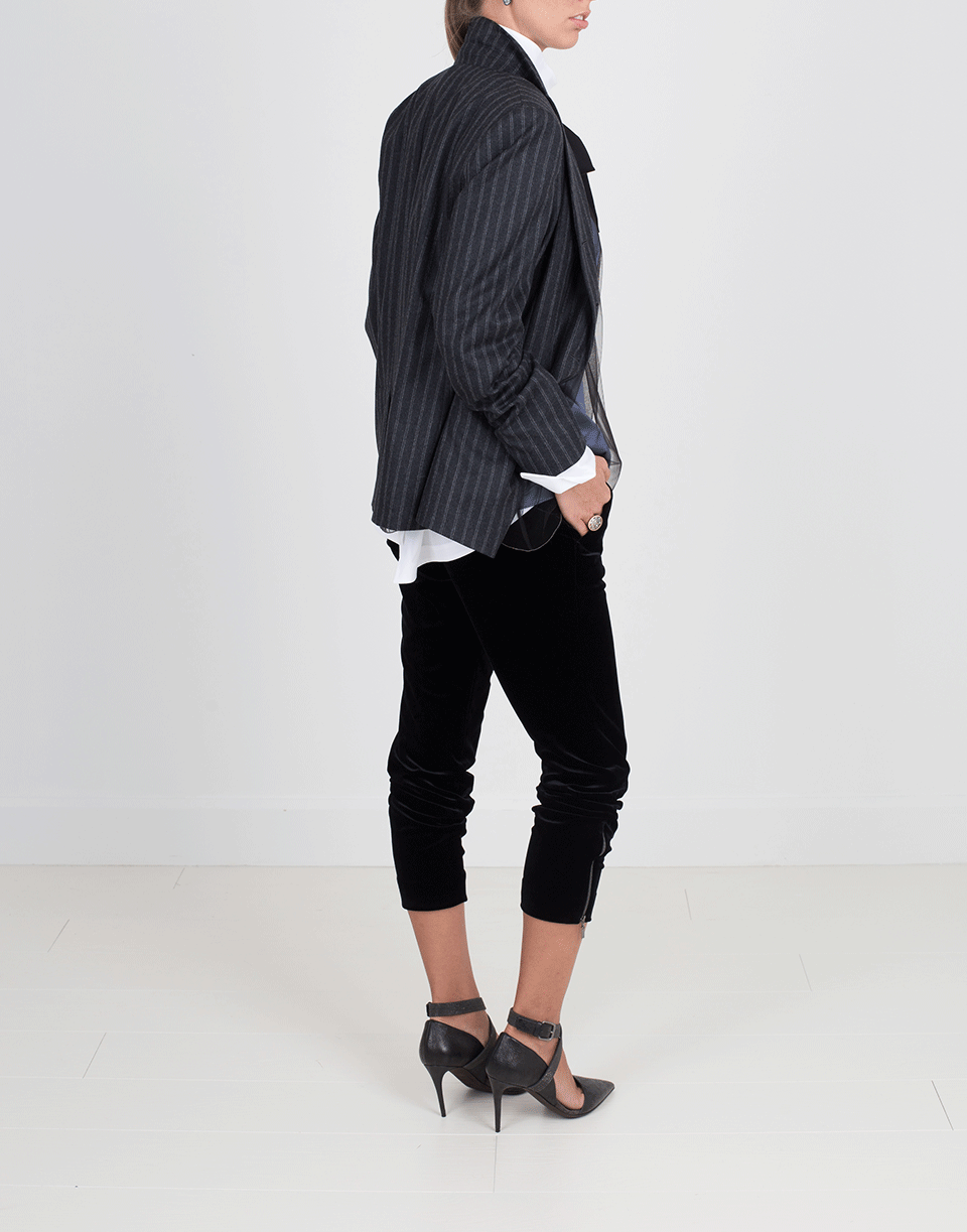 BRUNELLO CUCINELLI-Double Pinstripe Jacket-