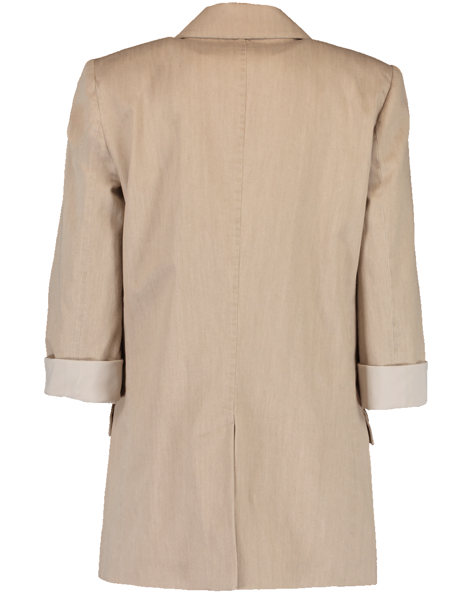 BRUNELLO CUCINELLI-Cotton Horn Button Gab Jacket-