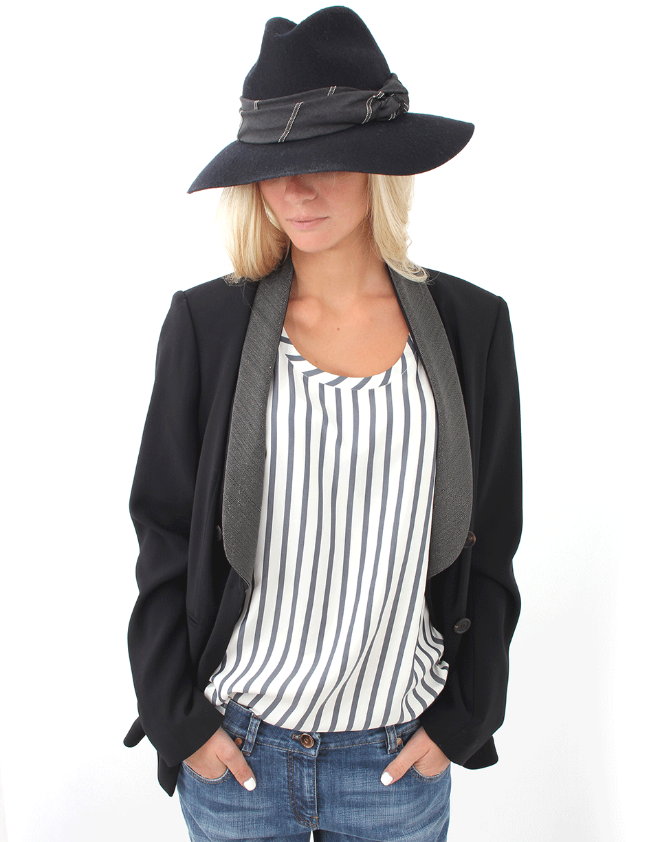BRUNELLO CUCINELLI-Wool And Monili Blazer-