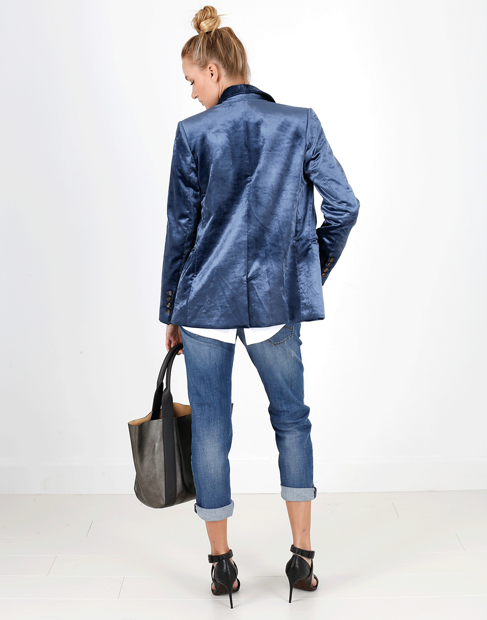 BRUNELLO CUCINELLI-Velvet Jacket With Chain-