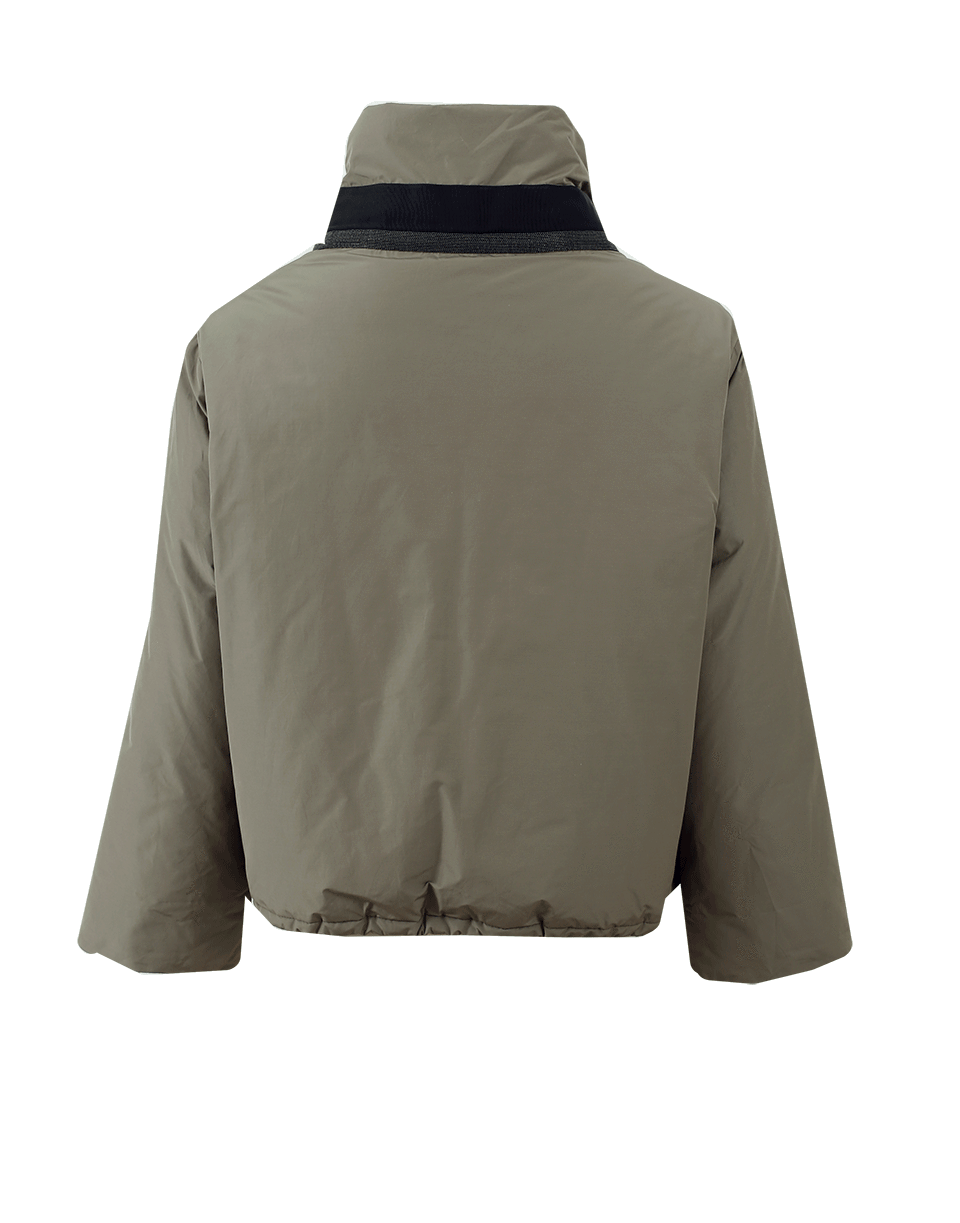 BRUNELLO CUCINELLI-Monili Ribbon Collar Taffeta Jacket-