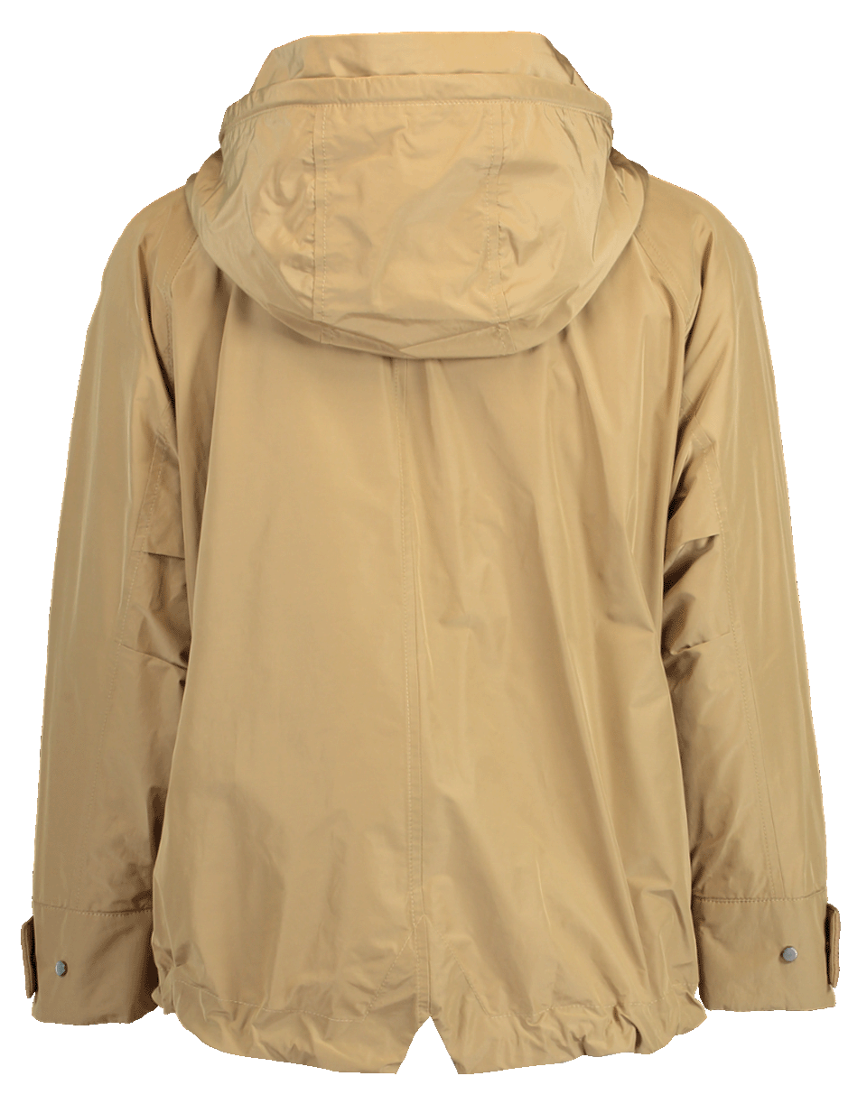 BRUNELLO CUCINELLI-Cropped Taffeta Cinched Waist Jacket-