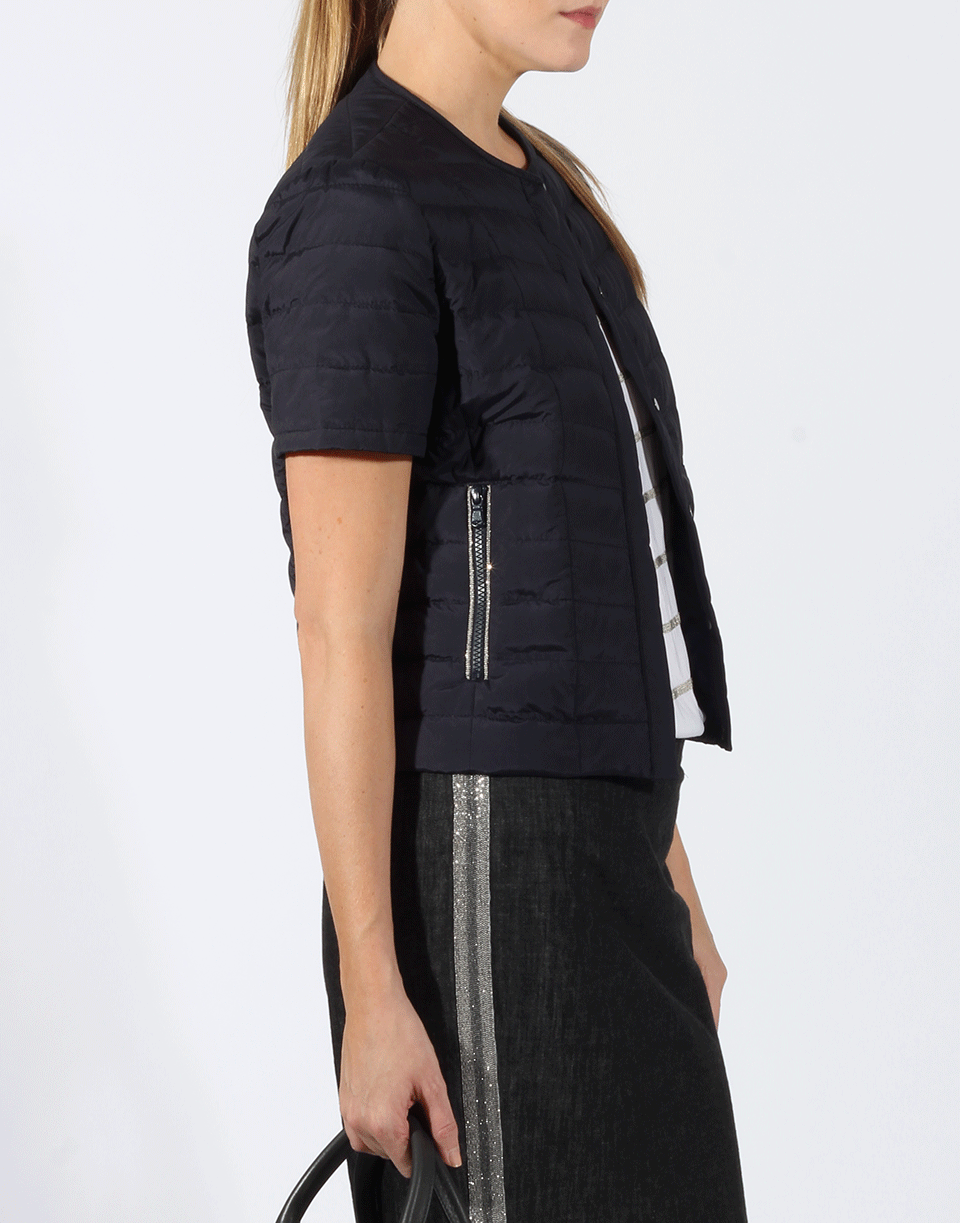 BRUNELLO CUCINELLI-Crop Puffer Techno Jacket-