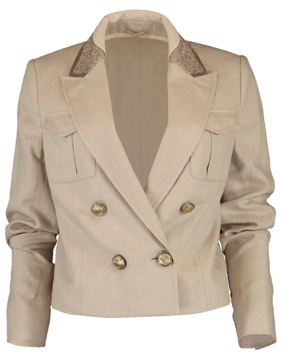 BRUNELLO CUCINELLI-Monili Collar Jacket-