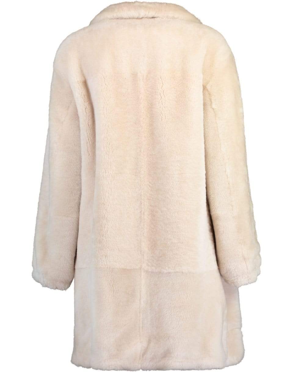 BRUNELLO CUCINELLI-Shearling Mid Length Coat-PANAMA