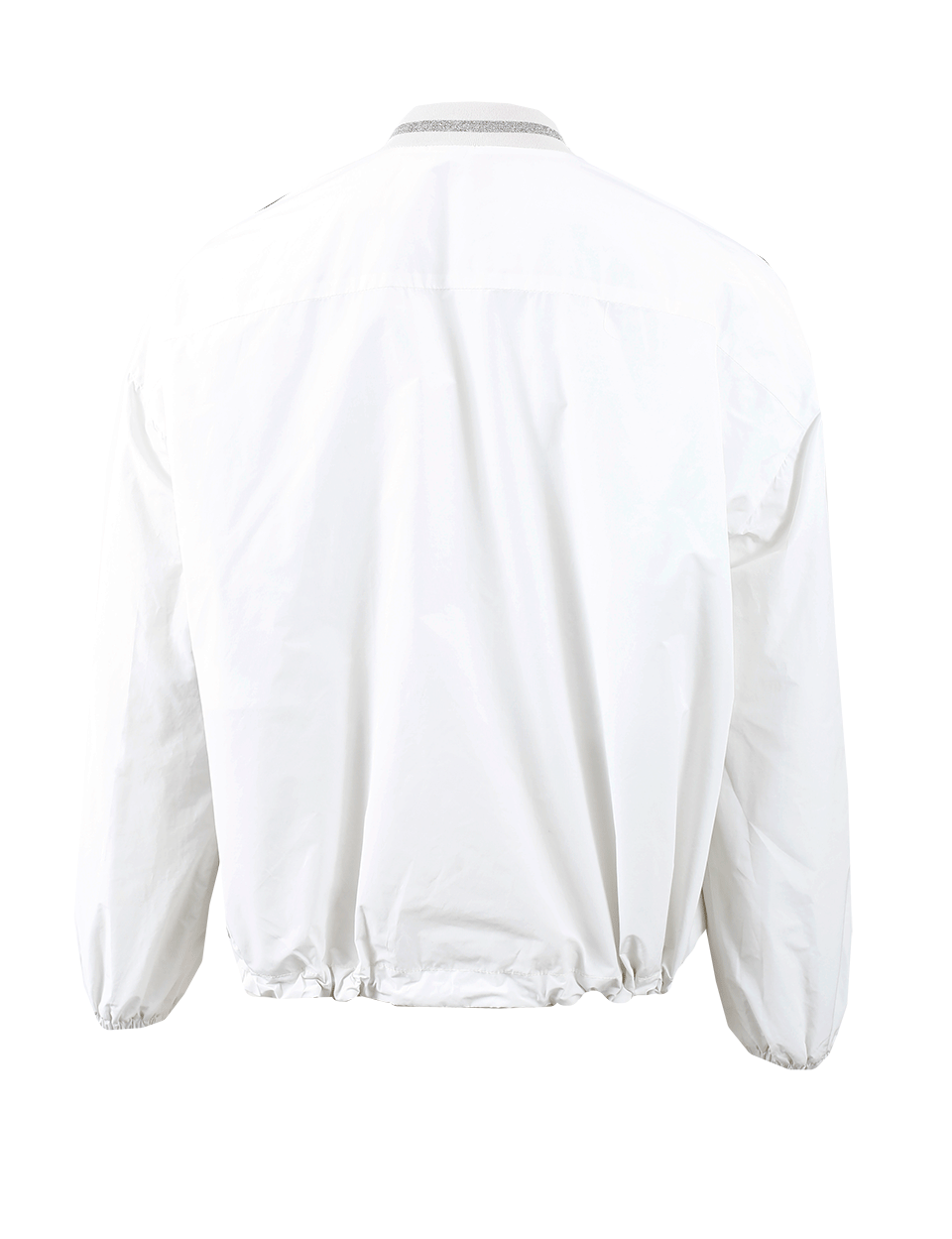 BRUNELLO CUCINELLI-Monili Stripe Taffeta Bomber-WHITE