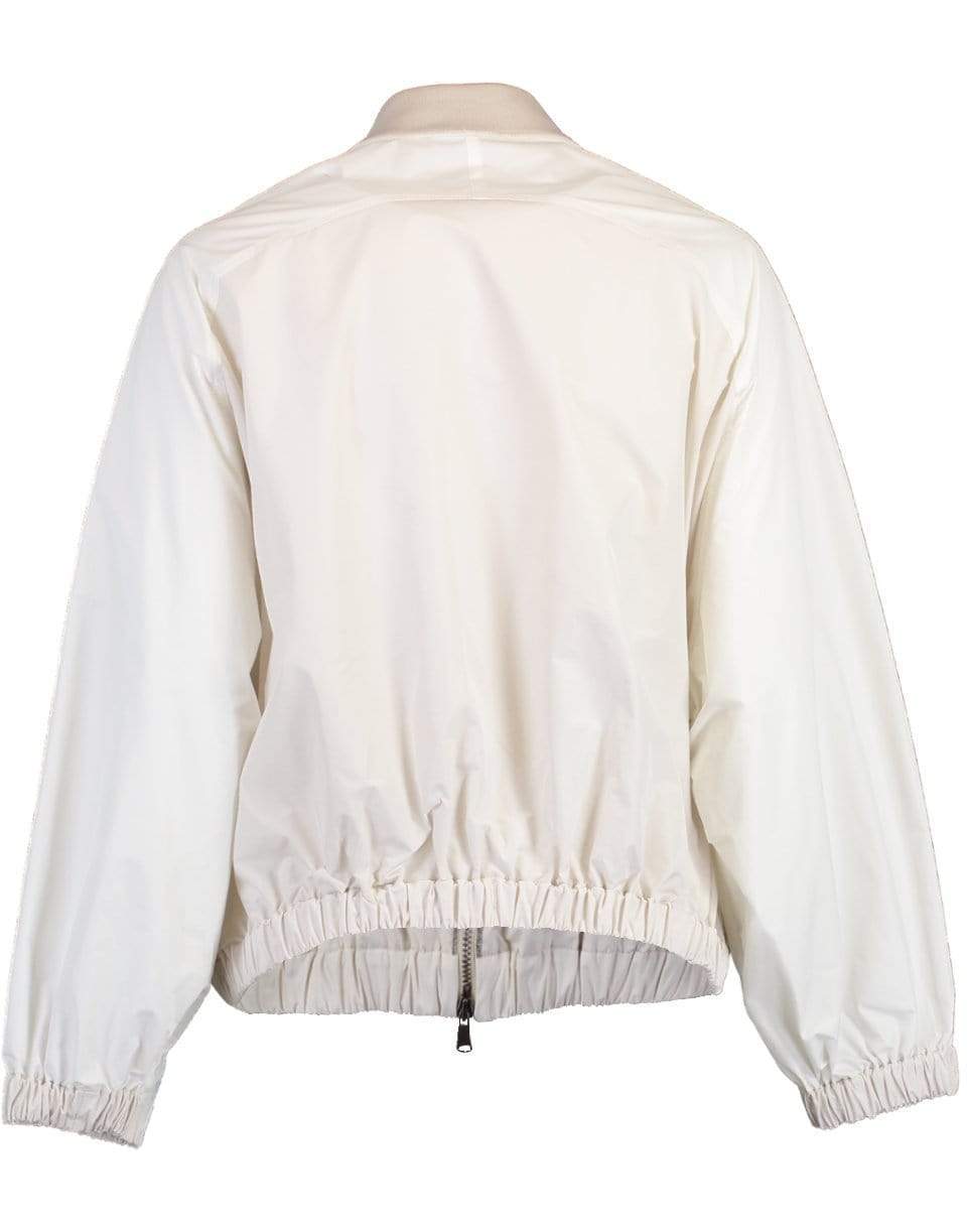 BRUNELLO CUCINELLI-Water Resistant Zipped Bomber Jacket-