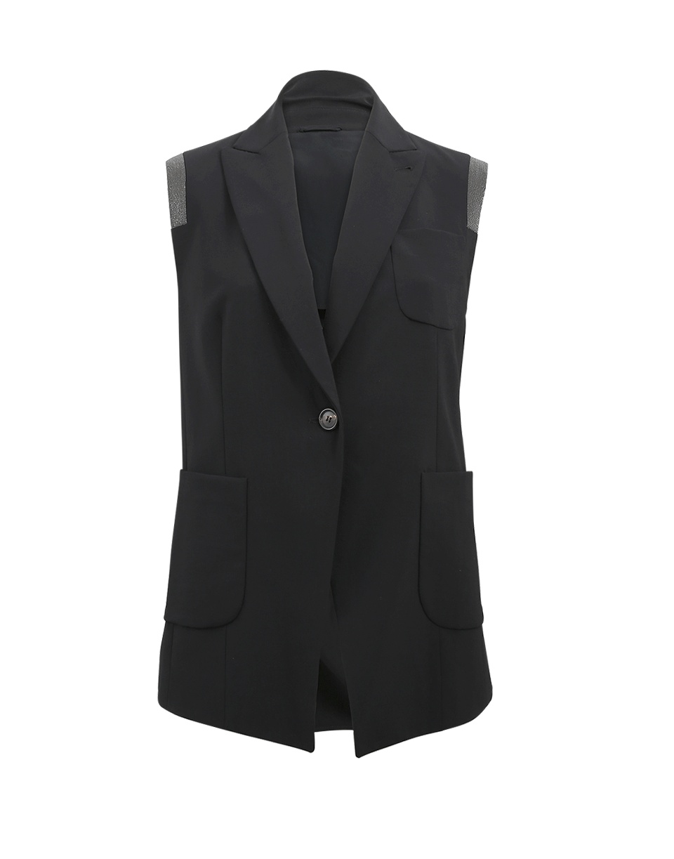 BRUNELLO CUCINELLI-Monili Shoulder Vest-