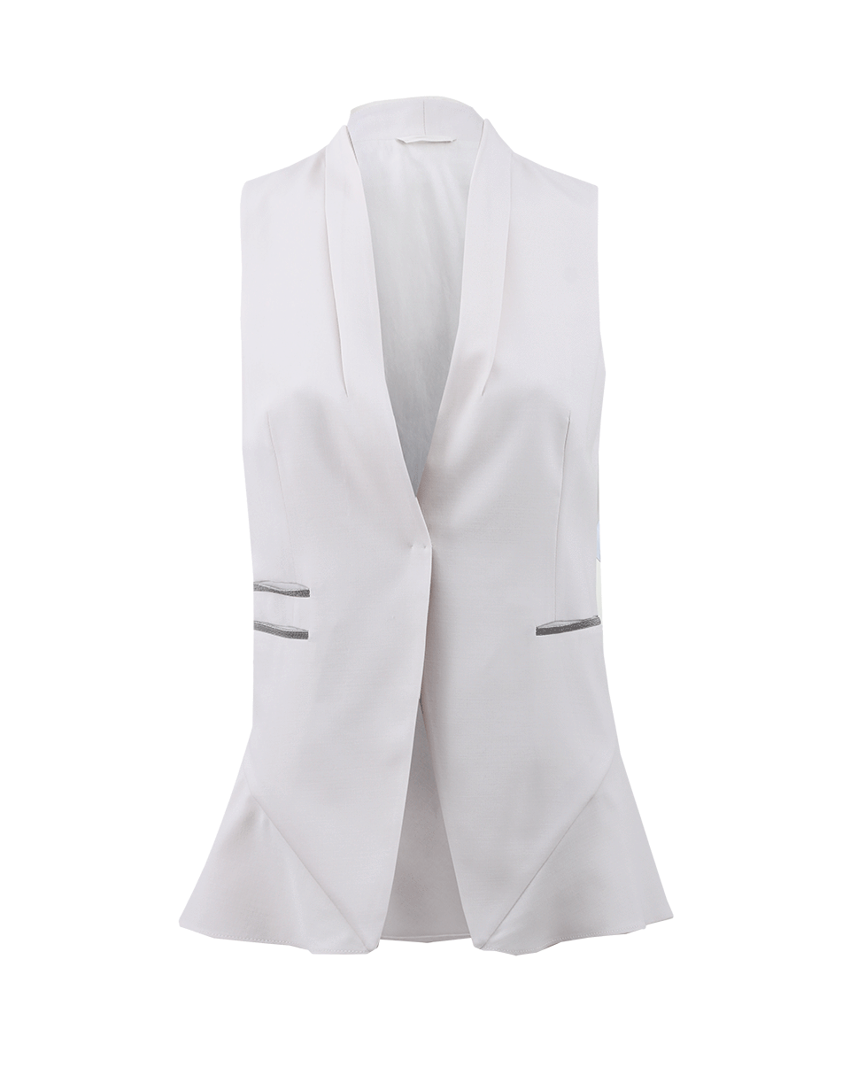 BRUNELLO CUCINELLI-Monili Pocket Peplum Vest-