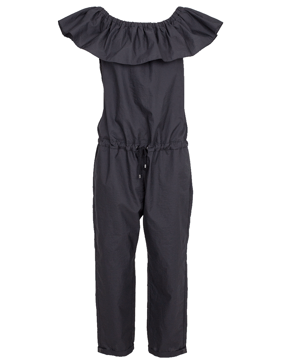 BRUNELLO CUCINELLI-Off Shoulder Jumpsuit-