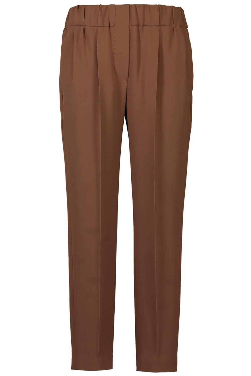 Classic Pull On Pant - Date-BROWN-36-CLOTHINGPANTCASUAL-BRUNELLO CUCINELLI