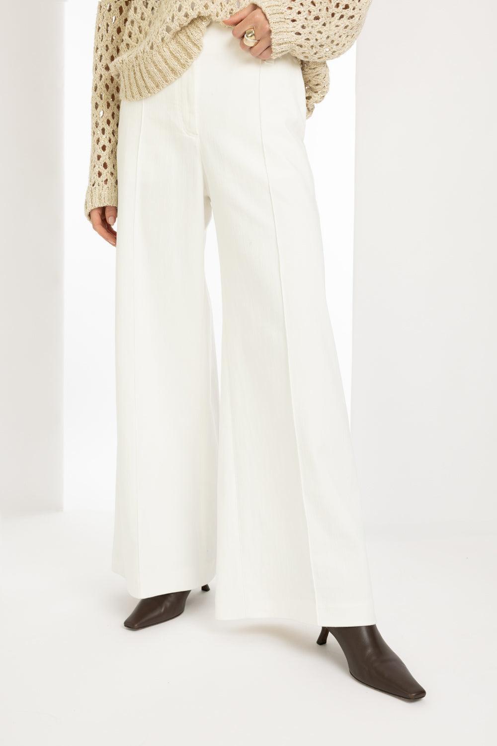 Super Stretch Bull Pant-NATURAL-36-CLOTHINGPANTCASUAL-BRUNELLO CUCINELLI