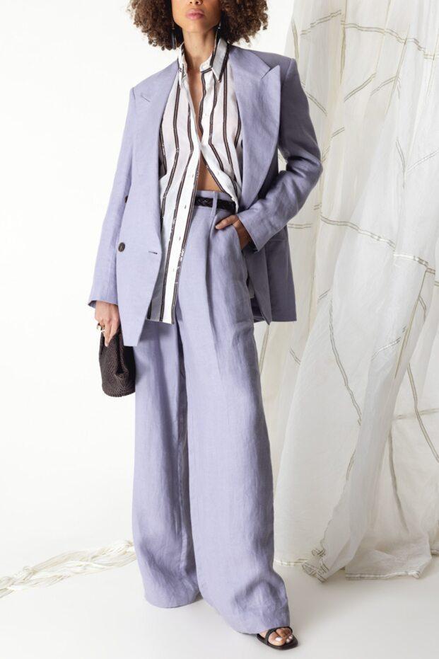 Loose Pleated Trousers-PURPLASH-40-CLOTHINGPANTCASUAL-BRUNELLO CUCINELLI