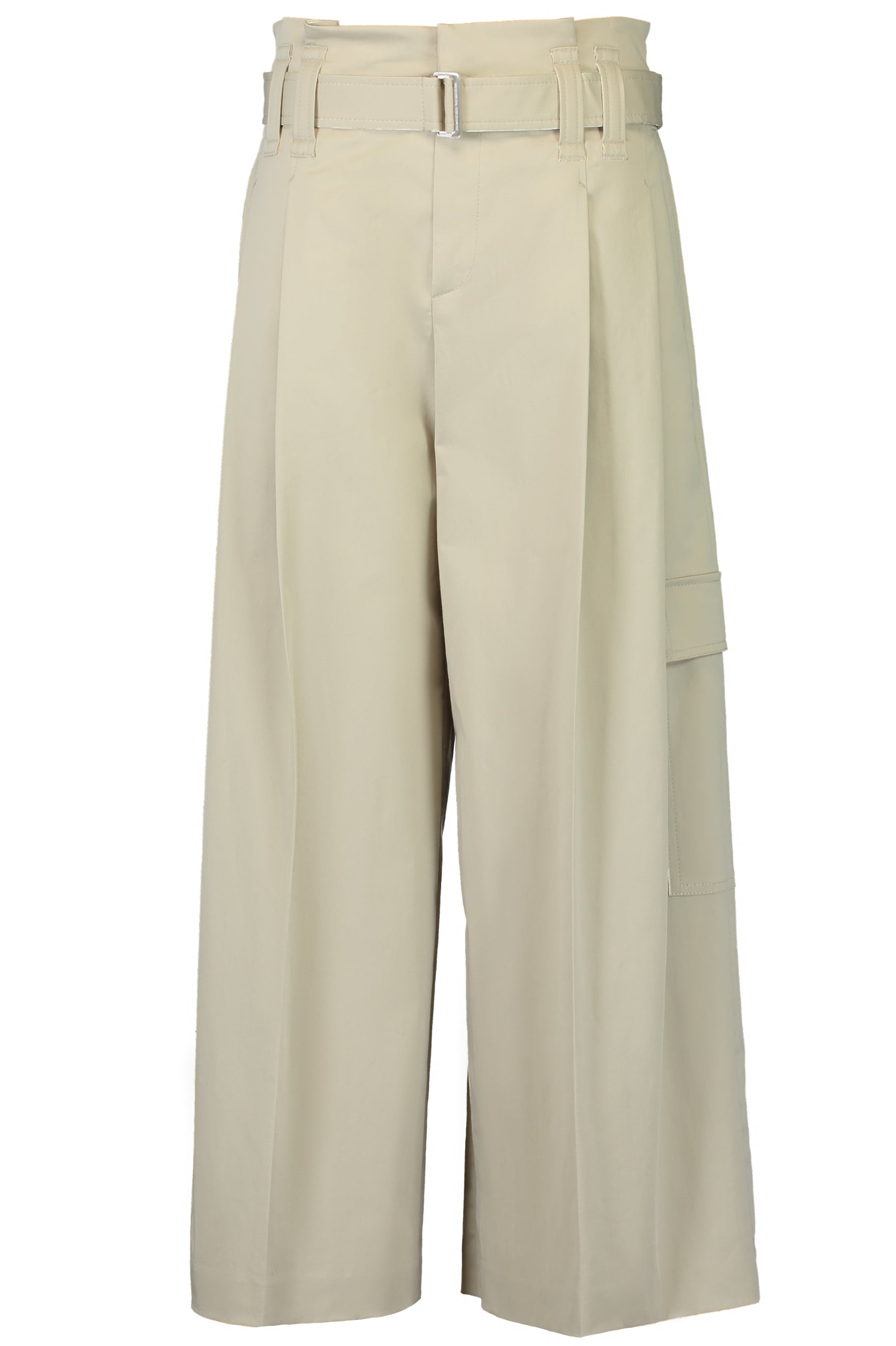 Pleated A-Line Trouser-BEIGE-38-CLOTHINGPANTCROPPED-BRUNELLO CUCINELLI