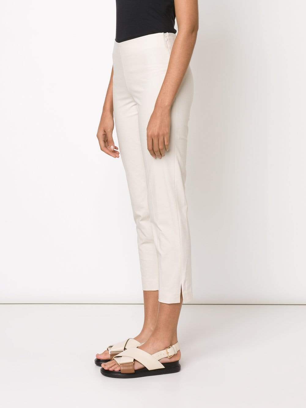 BRUNELLO CUCINELLI-Cotton Ankle Pant-