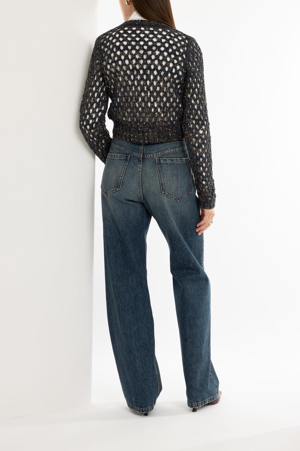 Wide Leg Pant-AGDBLUDN-38-CLOTHINGPANTDENIM-BRUNELLO CUCINELLI