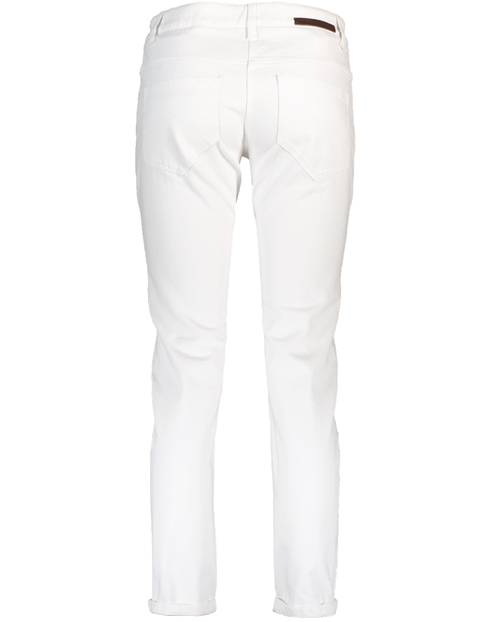 BRUNELLO CUCINELLI-Garment Dyed Denim Pant-