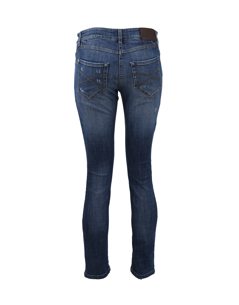 BRUNELLO CUCINELLI-Distressed Jean-