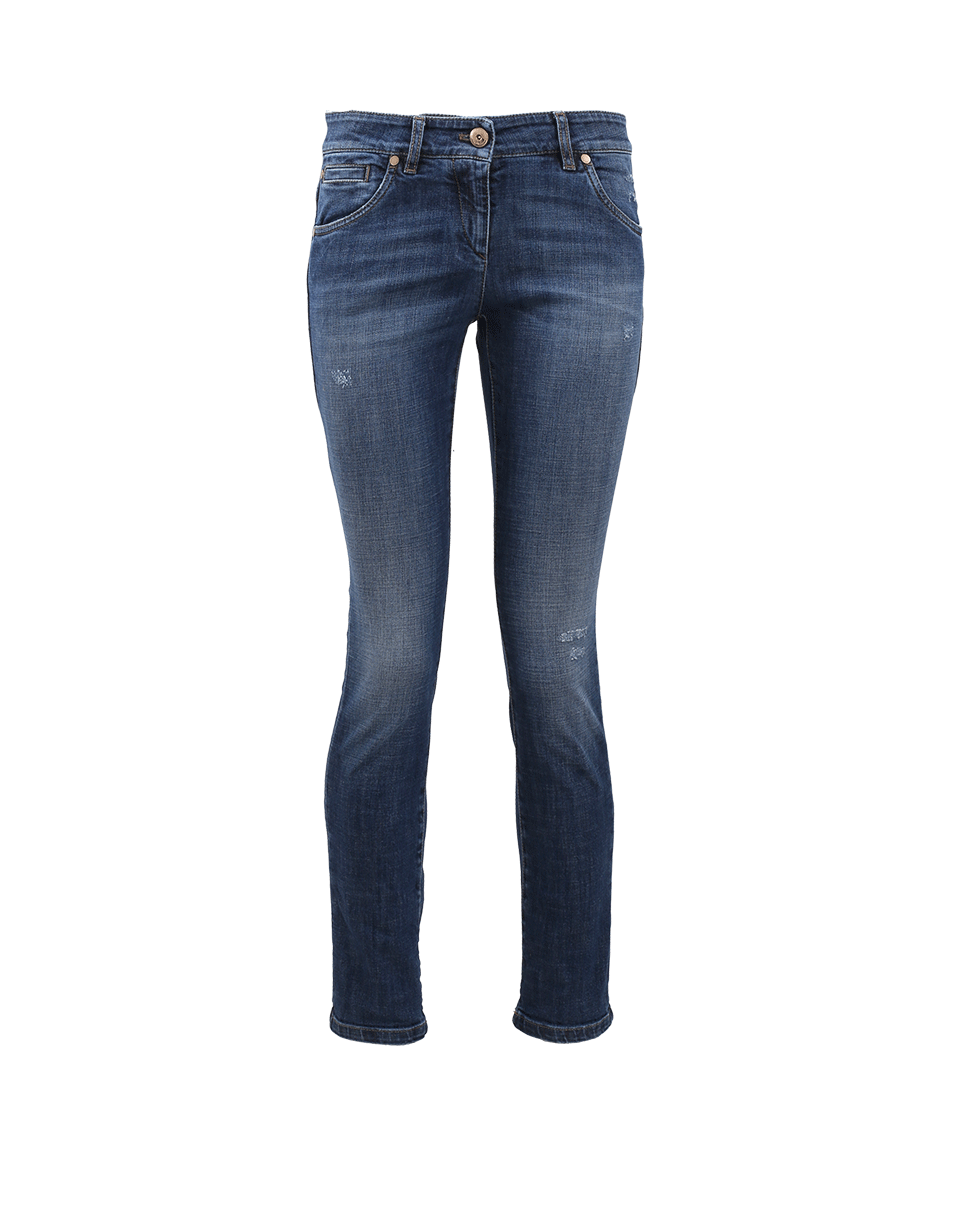 BRUNELLO CUCINELLI-Distressed Jean-