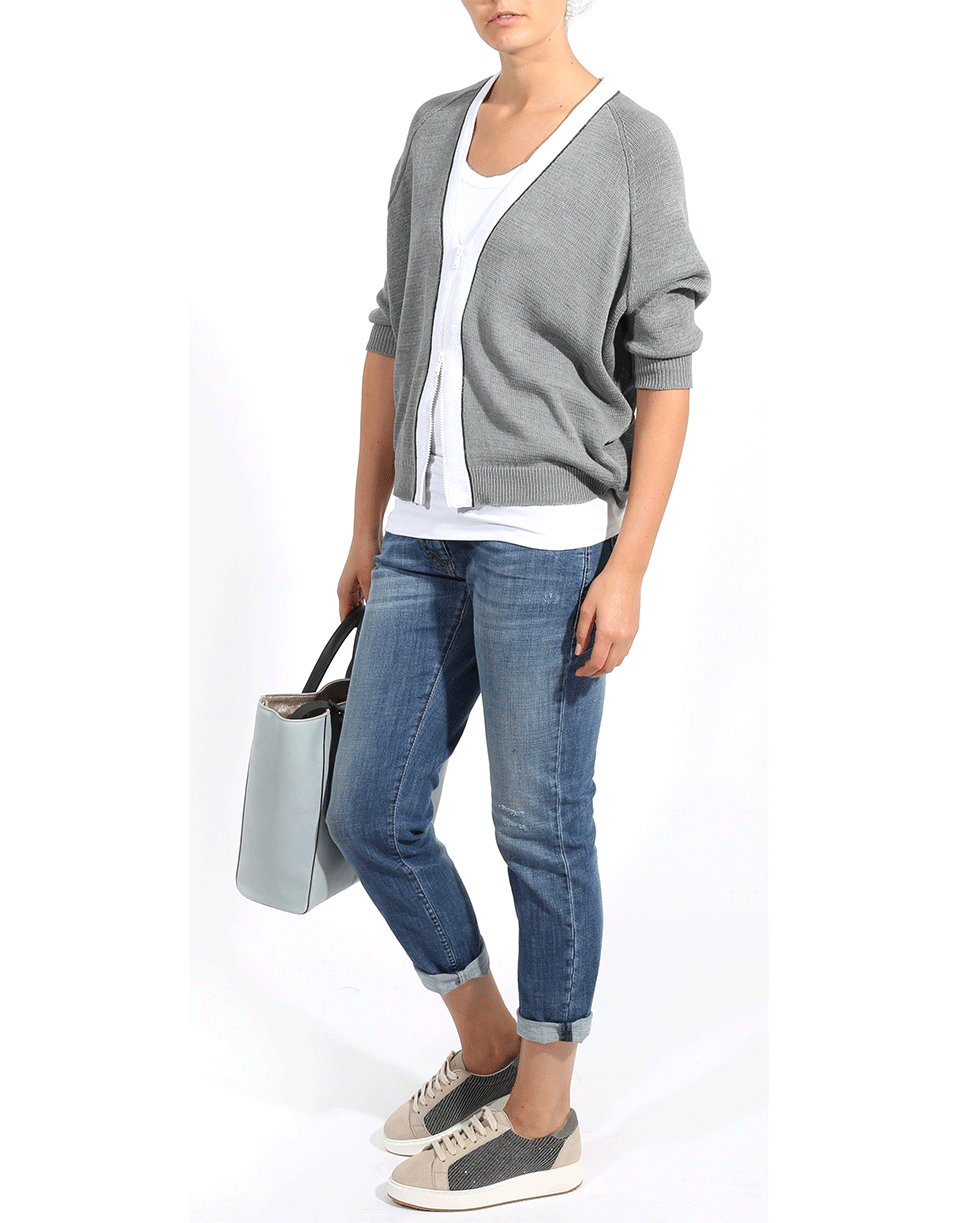 BRUNELLO CUCINELLI-Distressed Boyfriend Jeans-