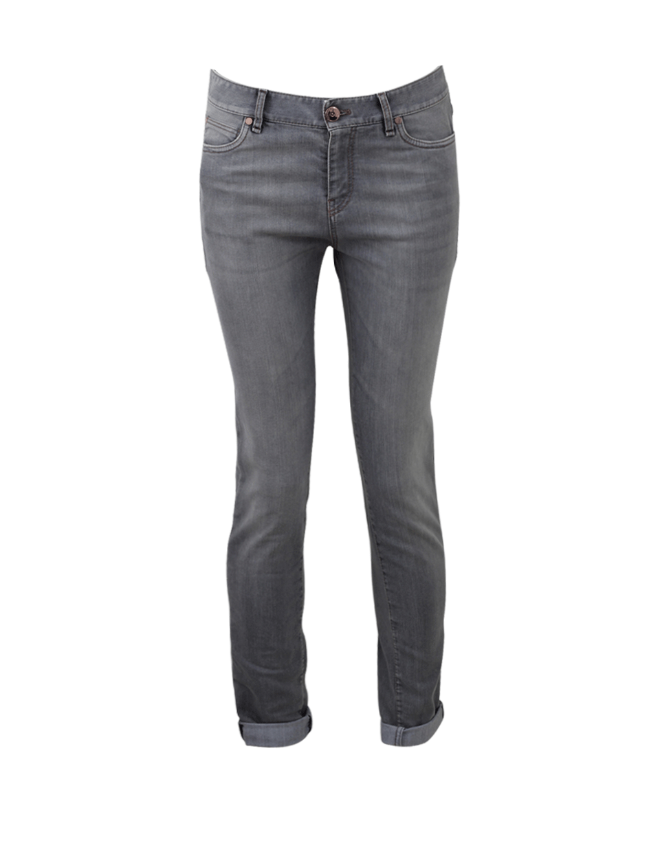 BRUNELLO CUCINELLI-Garment Dyed Boyfriend Jean-