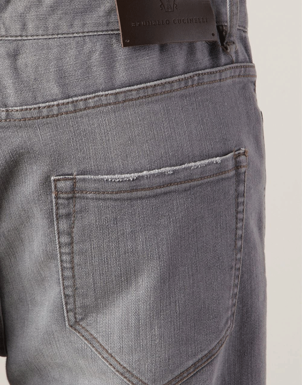 BRUNELLO CUCINELLI-Loose Five Pocket Denim-