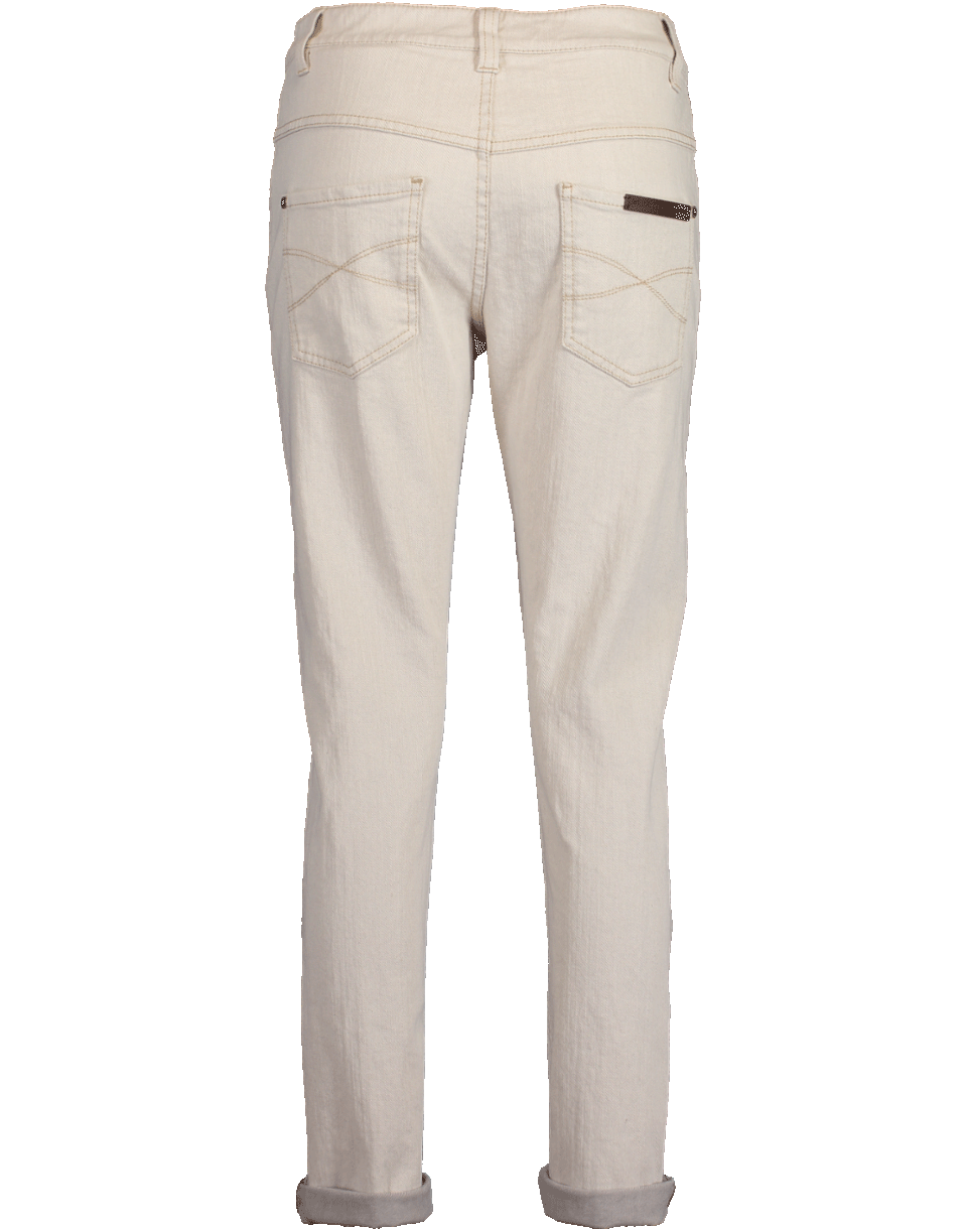 BRUNELLO CUCINELLI-Garment Dyed Monili Jeans-
