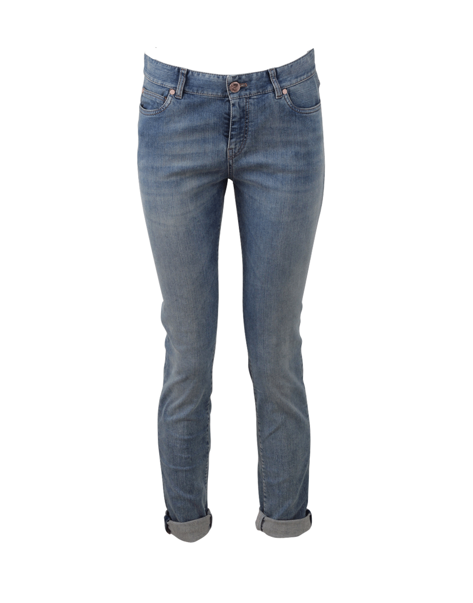 BRUNELLO CUCINELLI-Denim Boyfriend Jean-