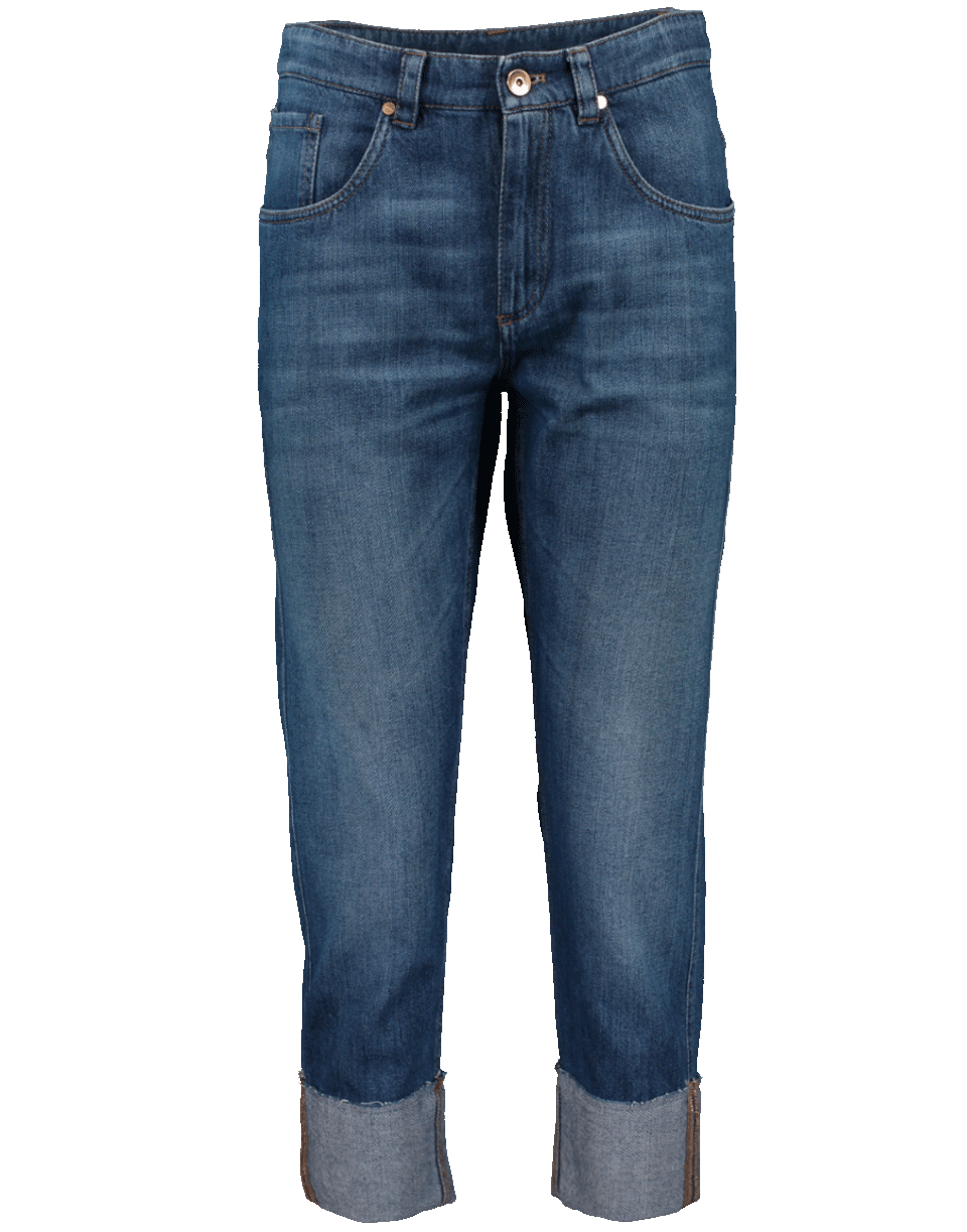 BRUNELLO CUCINELLI-Boyfriend Jean-