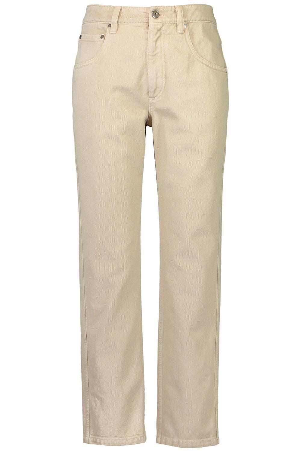 Square Denim Jean-SAND-36-CLOTHINGPANTDENIM-BRUNELLO CUCINELLI