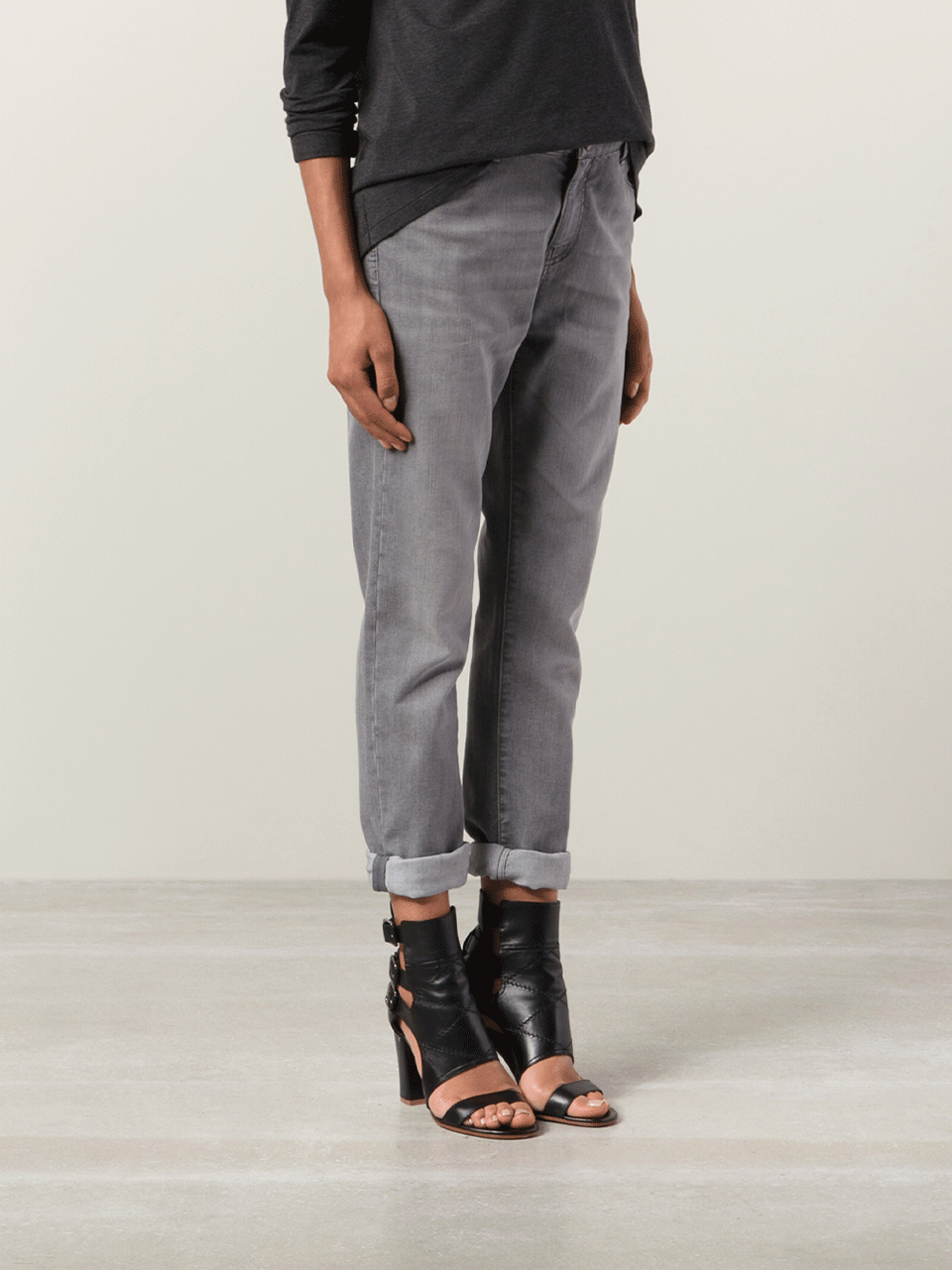 BRUNELLO CUCINELLI-Washed Five Pocket Jean-