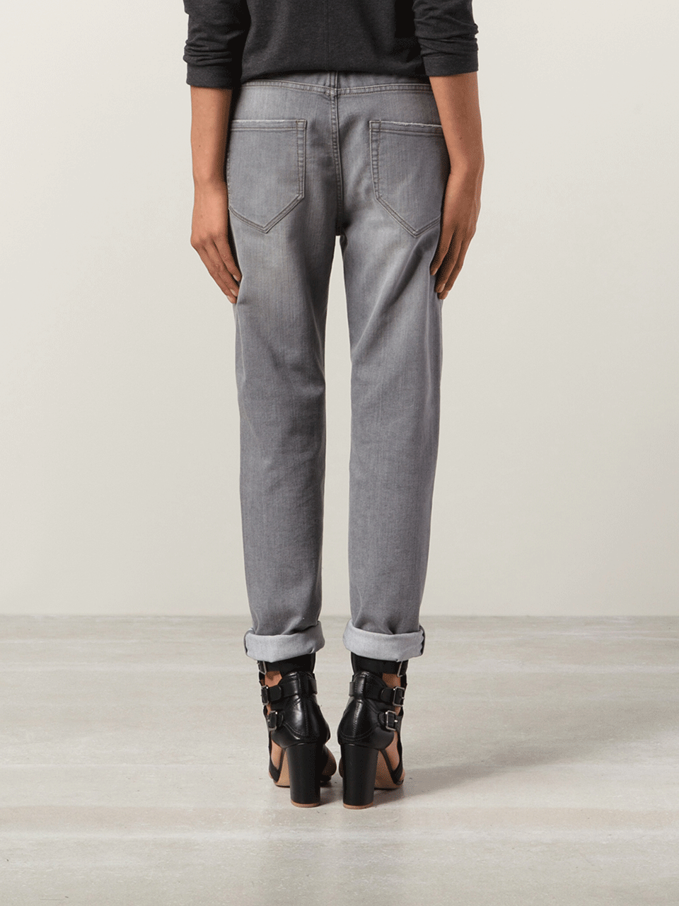 BRUNELLO CUCINELLI-Washed Five Pocket Jean-