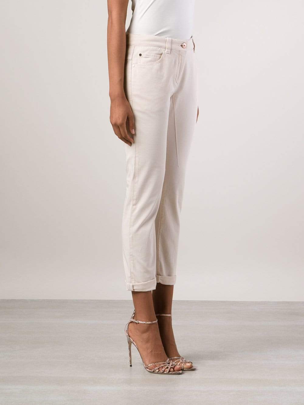 BRUNELLO CUCINELLI-Garment Dyed Denim-