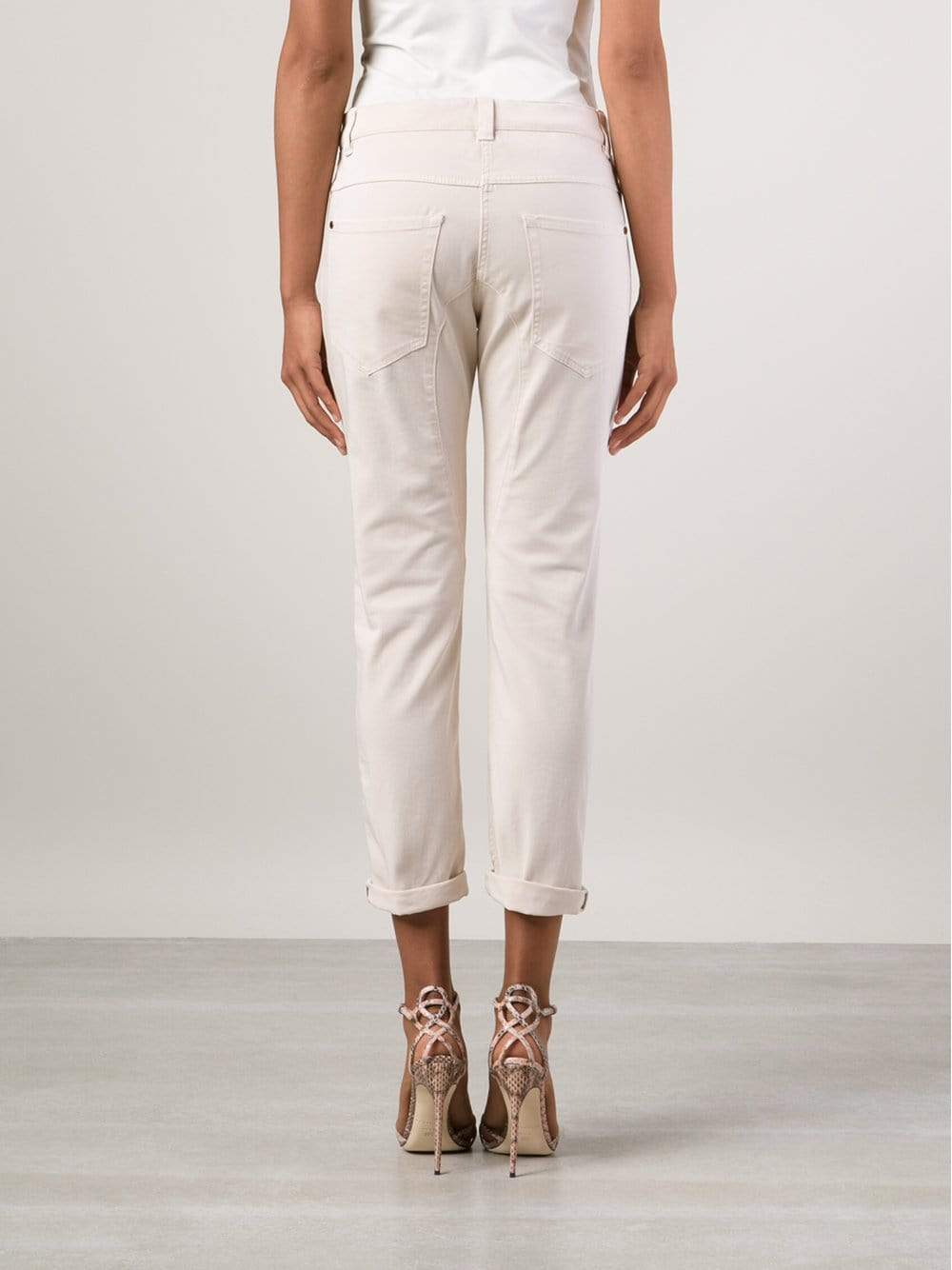 BRUNELLO CUCINELLI-Garment Dyed Denim-