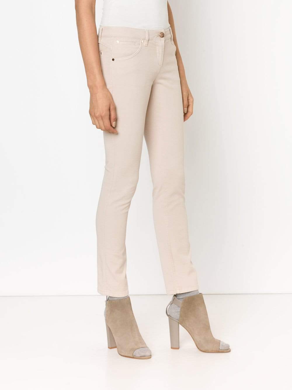 BRUNELLO CUCINELLI-Five Pocket Garment Dyed Jean-