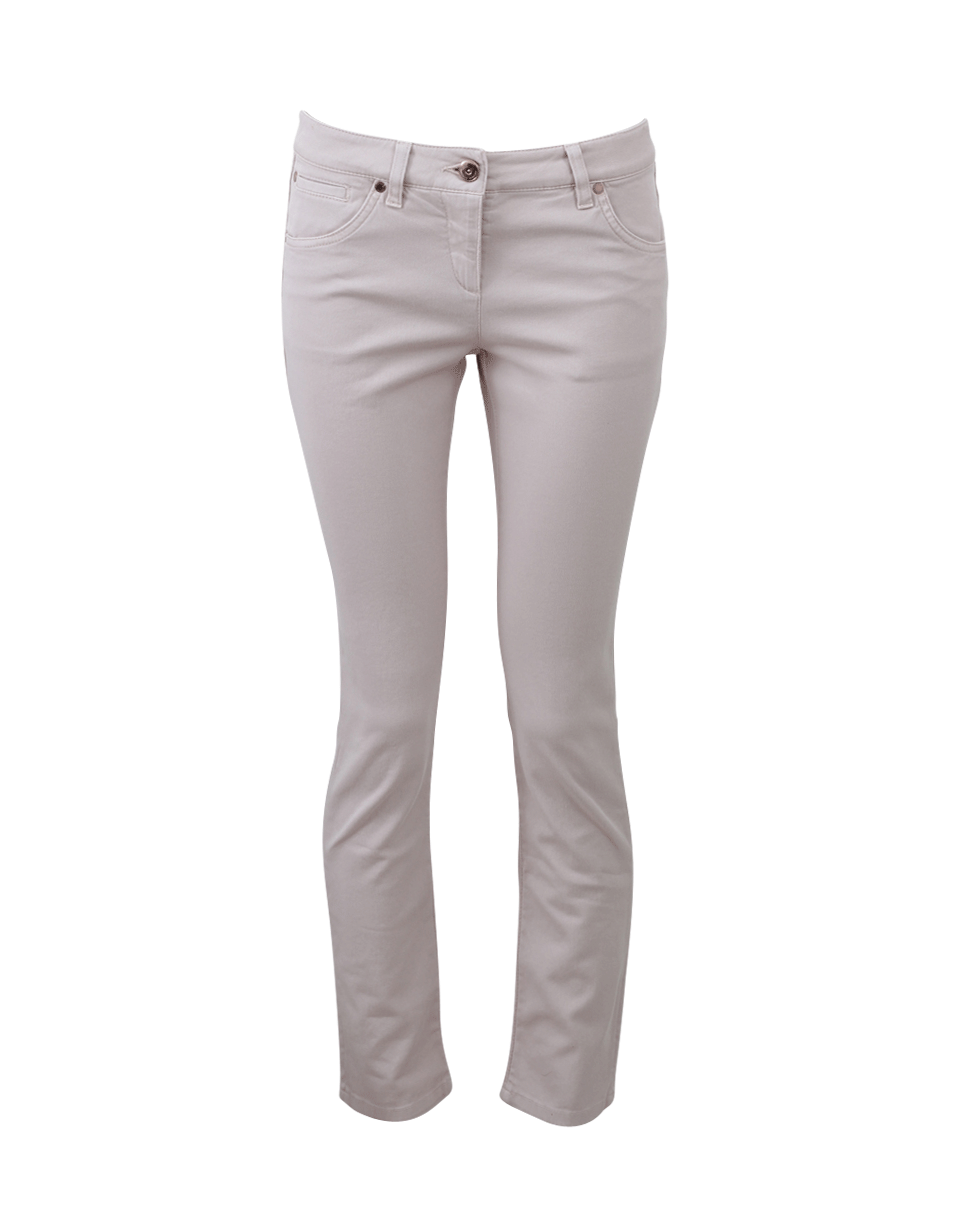 BRUNELLO CUCINELLI-Five Pocket Garment Dyed Jean-