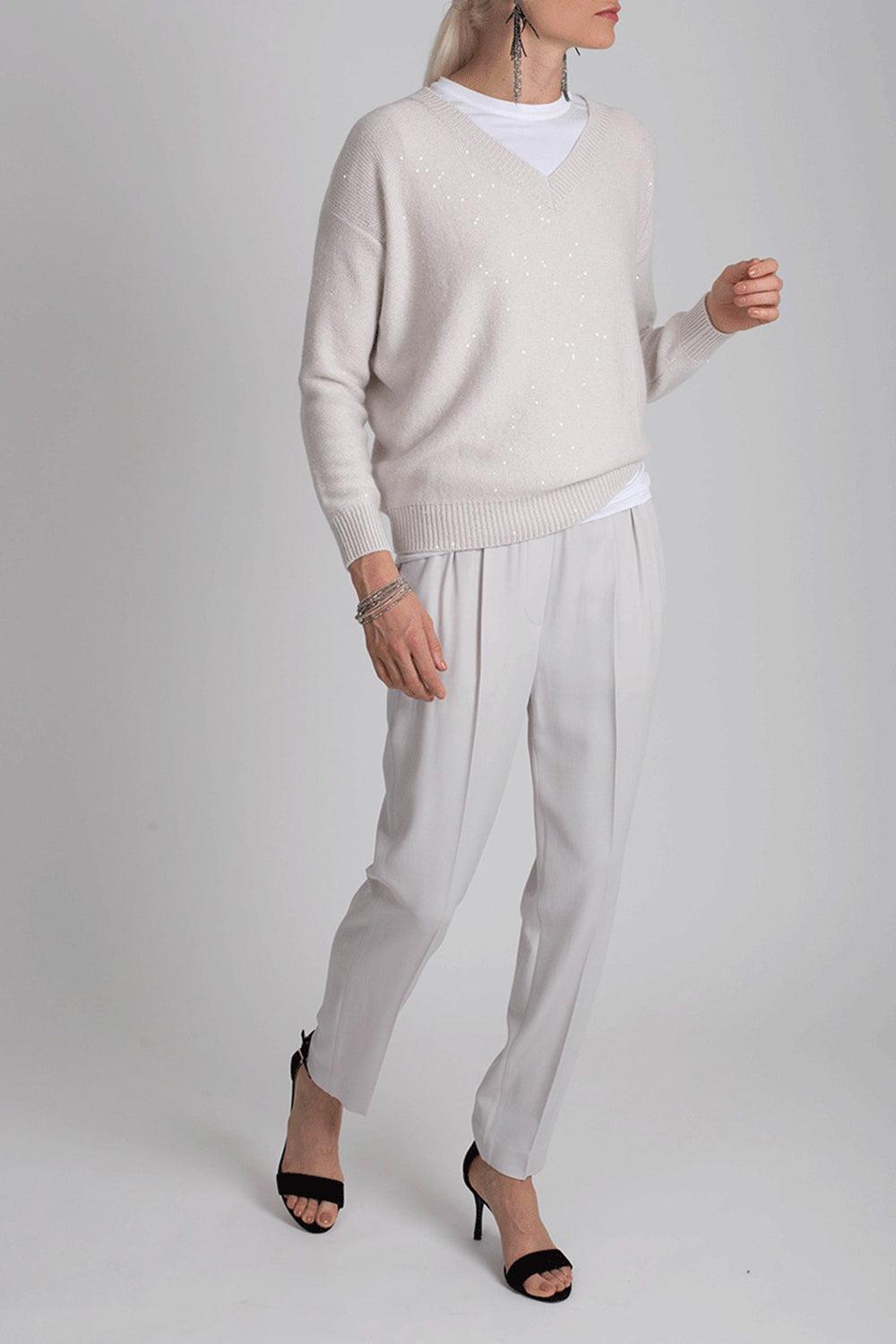 Pull On Gab Pant-SALT-38-CLOTHINGPANTMISC-BRUNELLO CUCINELLI