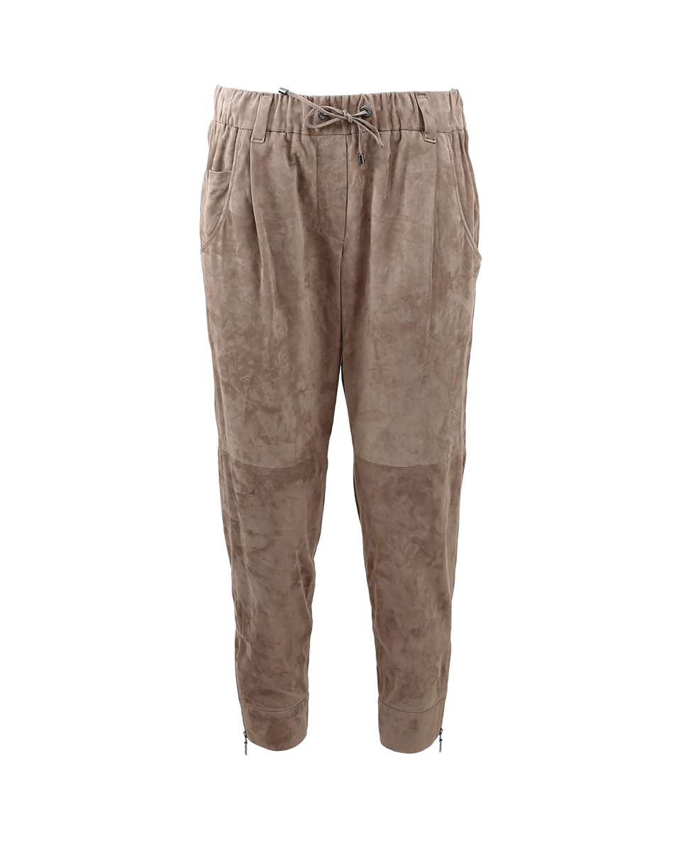 BRUNELLO CUCINELLI-Suede Jogger-
