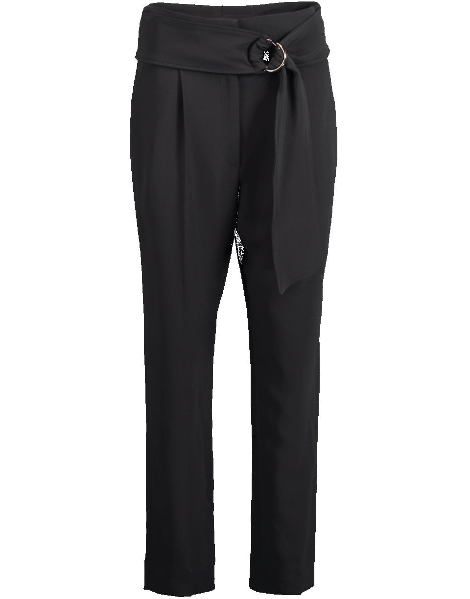 BRUNELLO CUCINELLI-Pleated Pant with D-ring Belt-